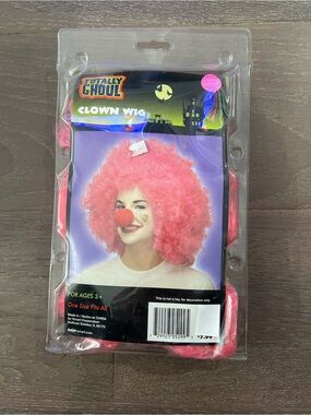 Totally ghoul clown wig. NWT (wg1)